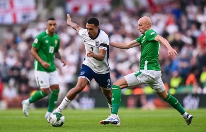 England defeats Ireland in the European Nations League