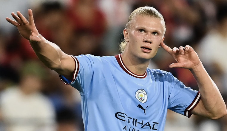 Haaland's position on joining Saint-Germain