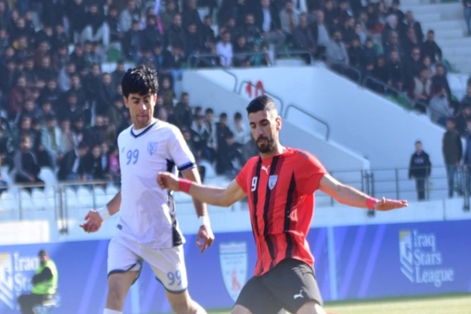 Despite the numerical deficiency ... Nowruz kidnaps a precious point in front of Al -Qasim