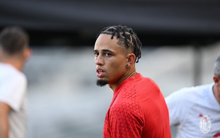 Milan striker misses training due to injury