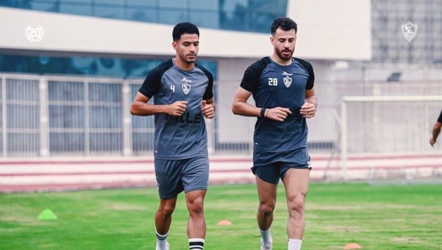 The Zamalek duo participates in the team’s training