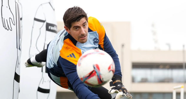 Courtois's position on facing Leganes