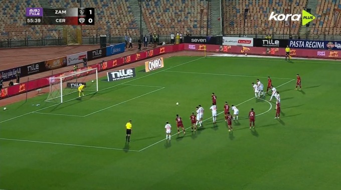 Penalty manqué Ahmed Belhadji Pour l’équipe Ceramica Contre Zamalek SC à la minute 56