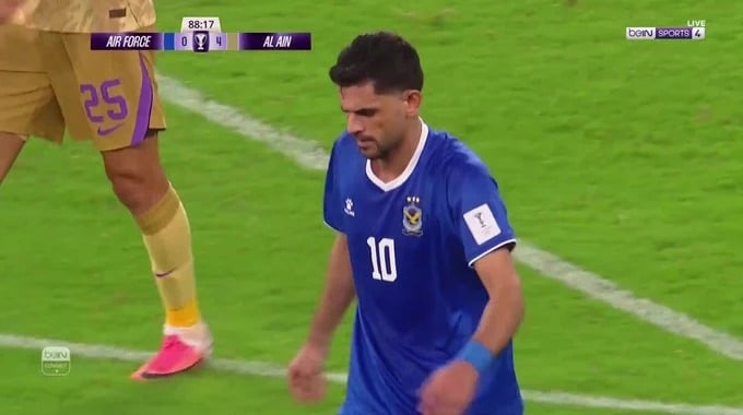 هدف محمد جواد لفريق القوة الجوية بمواجهة العين بالدقيقة 89