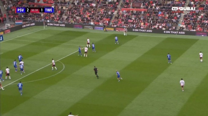 Goal Dennis Man For Team PSV Eindhoven Against FC Twente minute 53