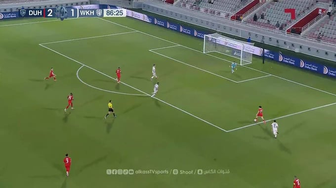 Gol Sekou Yansané Para el equipo Al-Duhail SC Contra Al-Wakrah en el minuto 87