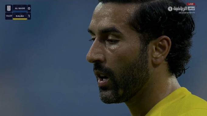 Penalty Saman Ghoddos For Team Kalba Against Al-Nasr SC minute 20