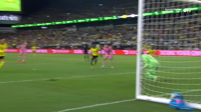Goal Jamal Thiaré For Team Crew Against Inter Miami minute 90