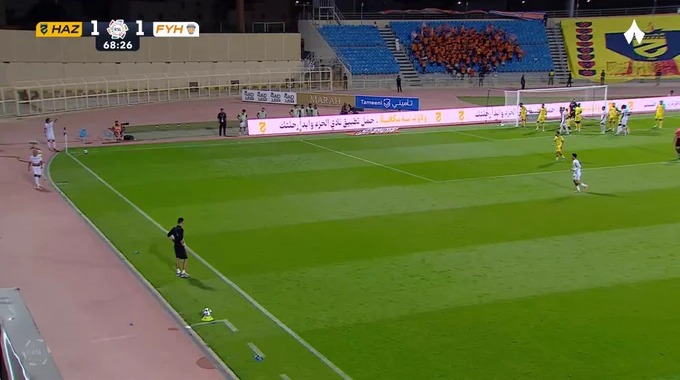 Own Goal Sultan Tunkar For Team Al Hazem Against Al Feiha minute 69