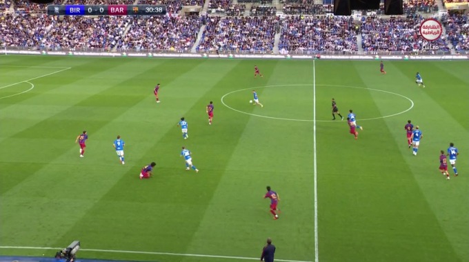 Goles del partido Birmingham - Barcelona