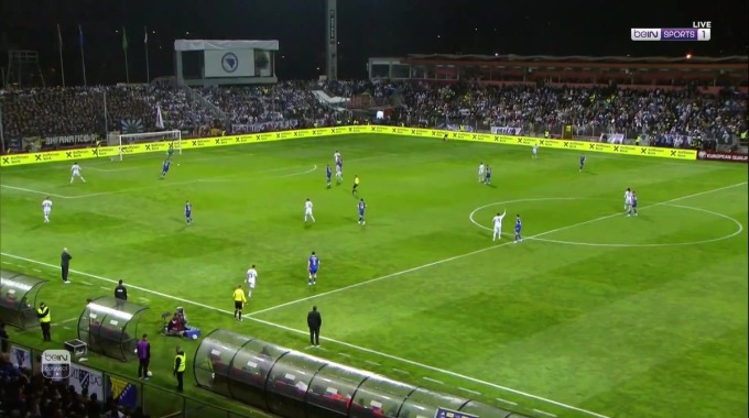 Goal Moise Kean For Team Italy Against Bosnia-Herzegovina minute 15
