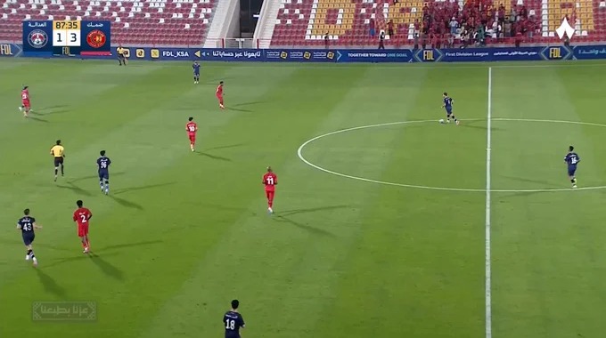 Gol Diego Miranda Para el equipo Al-Adalah Contra Damac FC en el minuto 88