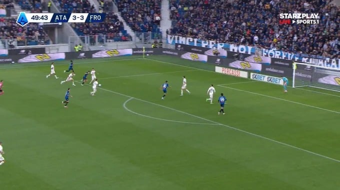 But Eljif Elmas Pour l’équipe Atalanta Contre Frosinone à la minute 50