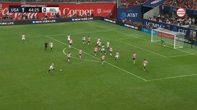 Goal Zeno Debast For Team Belgium Against USA minute 45