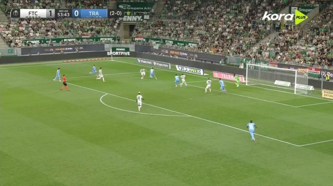 Goal Marius Corbu For Team Ferencvárosi Against Trabzonspor minute 54