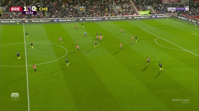 Gol Igor Thiago Para el equipo Brentford Contra Chelsea en el minuto 83