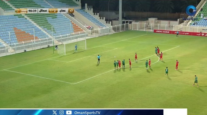 Penalty manqué Waleed Al-Muslimi Pour l’équipe Oman FC Contre Samail SC à la minute 90