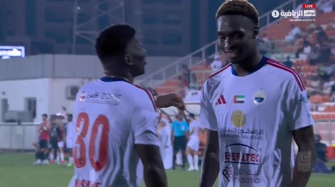 هدف في مرماه يوري ماتياس لفريق عجمان بمواجهة الشارقة بالدقيقة 83