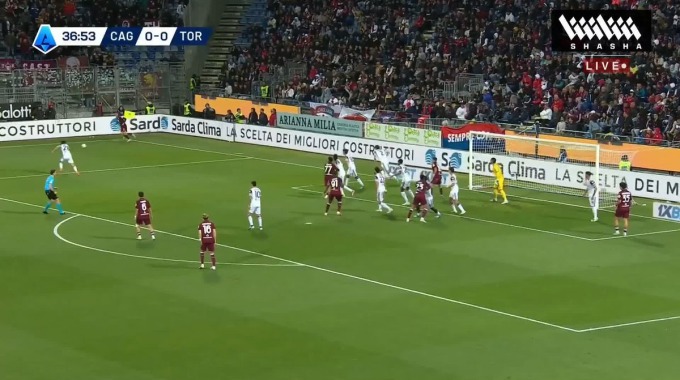 But Rafa Obrador Pour l’équipe Torino Contre Cagliari à la minute 37