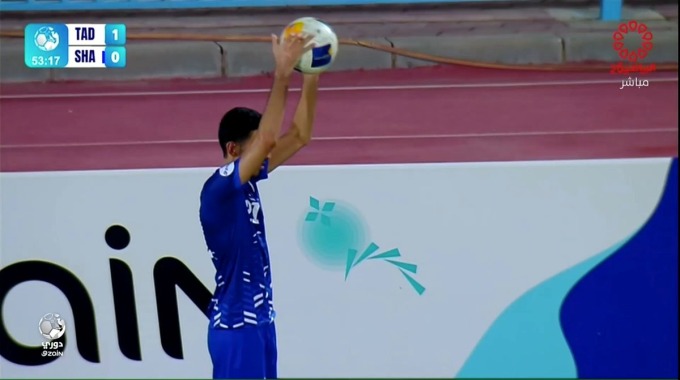 Goal Abdullah Fadel For Team Al-Shabab Against Al-Tadamon minute 54