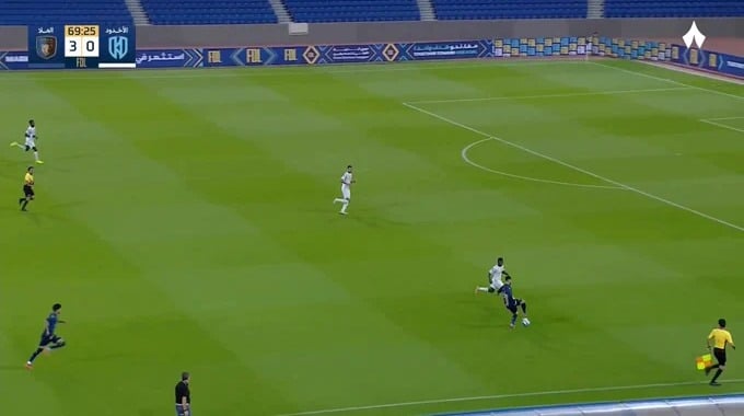 But Andre Horta Pour l’équipe Al-Ula FC Contre Al-Okhdood à la minute 70