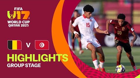 Match Highlights Belgium - Tunisia