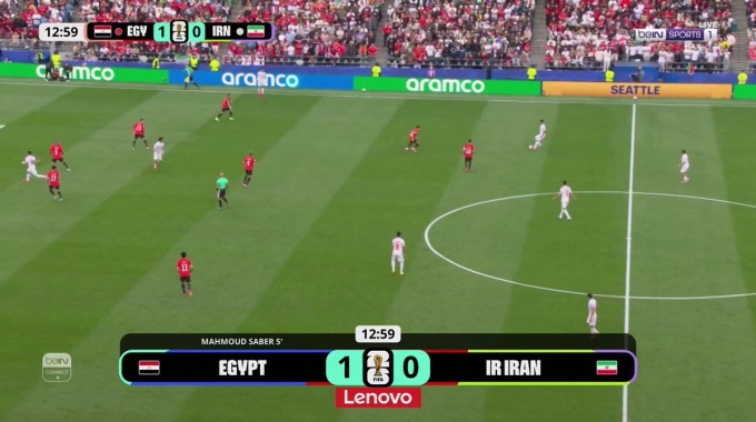 Goal Ramin Rezaeian For Team Iran Against Egypt minute 14