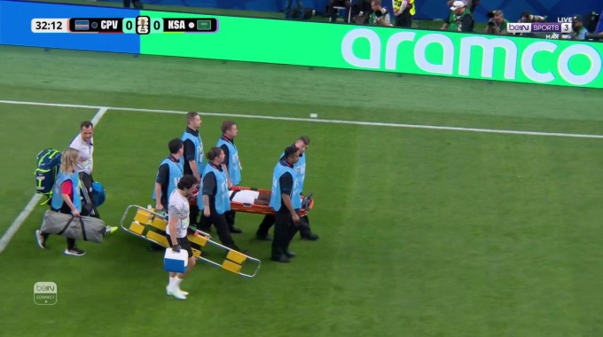 Substitution Hassan Tambakti For Team Saudi Arabia Against Cape Verde minute 33