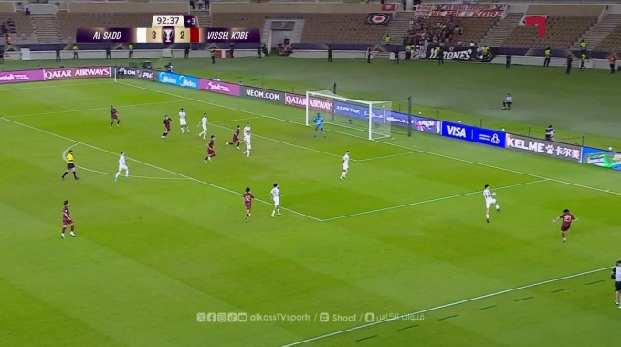 Goal Yoshinori Muto For Team Vissel Kobe Against Al-Sadd minute 90