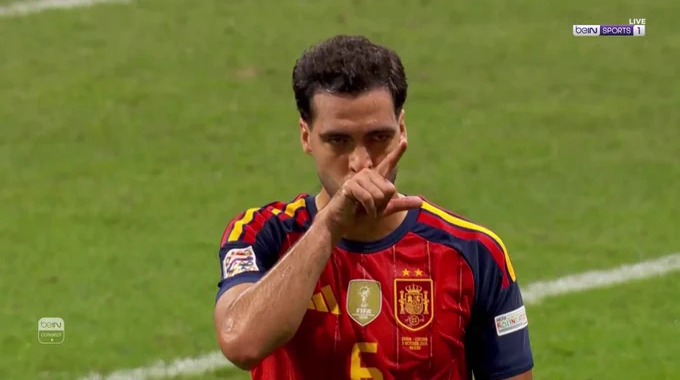 Goal Mikel Merino For Team Spain Against Czechia minute 89