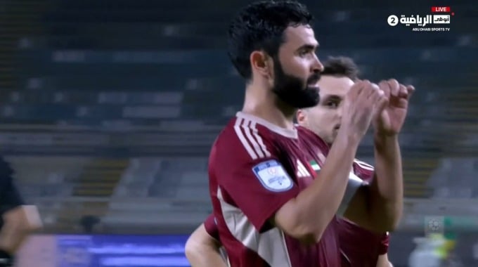 Penalty Omar Khribin For Team Al-Wahda Against Al-Wasl minute 67