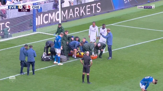 Substitution Emiliano Martínez For Team Chelsea Against Everton minute 75