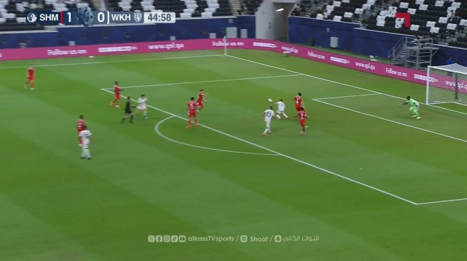 But Aïssa Laïdouni Pour l’équipe Al-Wakrah Contre Al-Shamal à la minute 45