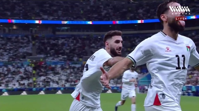 Goal Oday Dabbagh For Team Palestine Against Saudi Arabia minute 64
