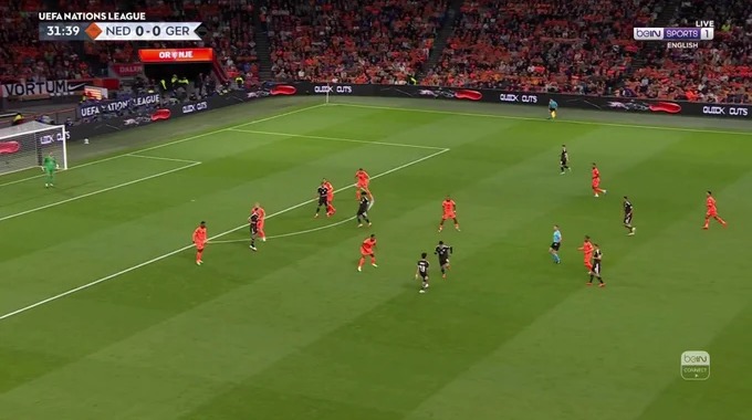 Goal Felix Nmecha For Team Germany Against Netherlands minute 32