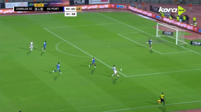 But Nasser Mansy Pour l’équipe Zamalek SC Contre Ports à la minute 90