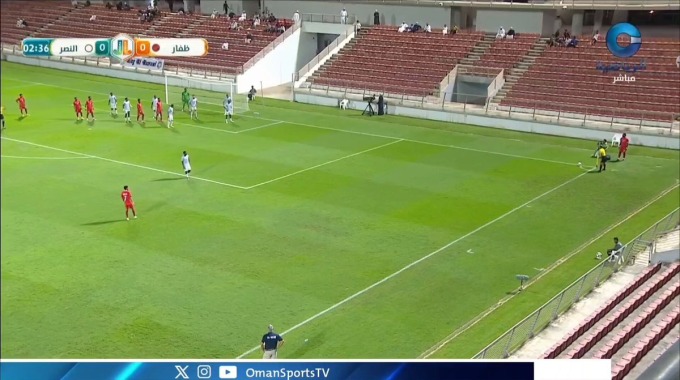 هدف كمارا لفريق ظفار بمواجهة النصر بالدقيقة 4