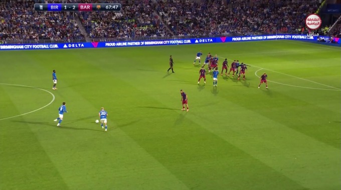 But Jhon Solís Pour l’équipe Birmingham Contre Barcelona à la minute 68
