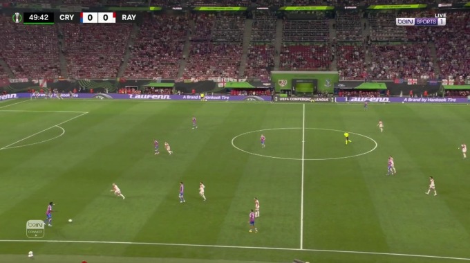 Gol Jean-Philippe Mateta Para el equipo Crystal Palace Contra Vallecano en el minuto 51