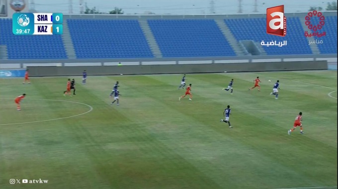 Goal Nasser Mohammedoh For Team Kazma Against Al-Shabab minute 41
