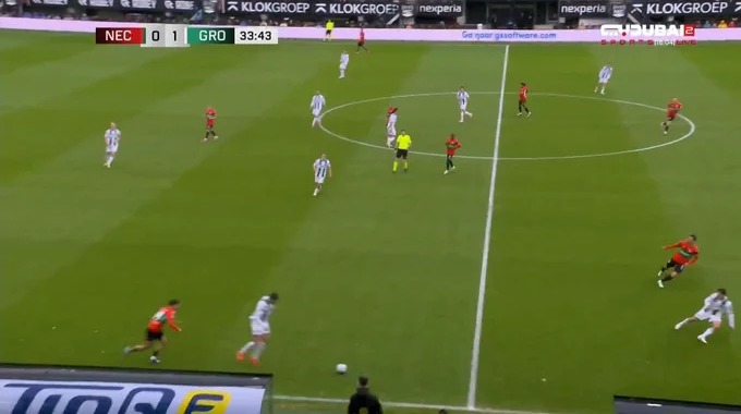 Goal Brynjólfur Willumsson For Team FC Groningen Against Nijmegen minute 34