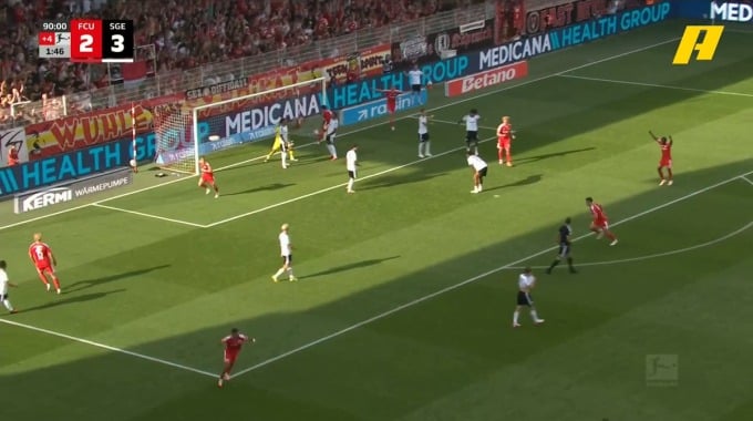 Goal Tim Skarke For Team Union Berlin Against Frankfurt minute 90