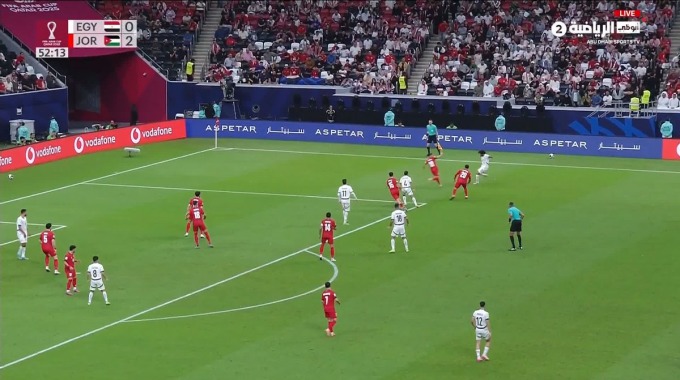 Miss Goal Hossam Hassan For Team Egypt Against Jordan minute 53