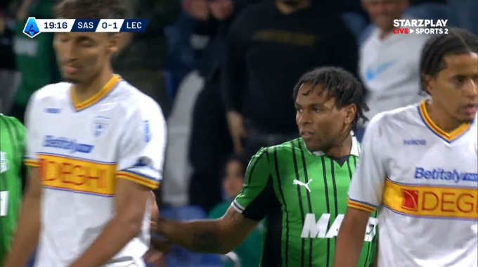 But Armand Lauriente Pour l’équipe Sassuolo Contre Lecce à la minute 20