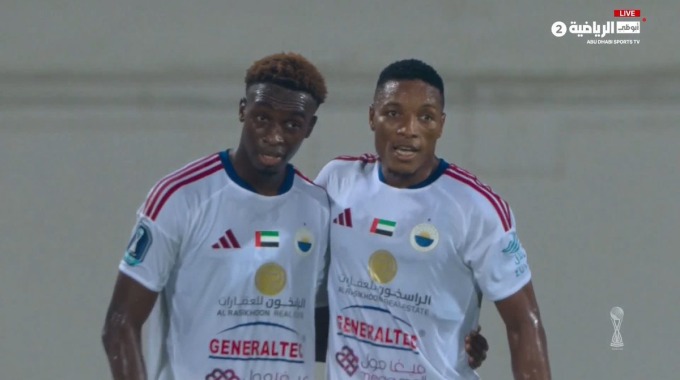 But Cheickna Doumbia Pour l’équipe Sharjah FC Contre Ajman à la minute 36