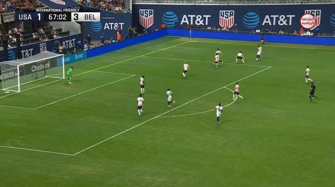 Goal Dodi Lukébakio For Team Belgium Against USA minute 68