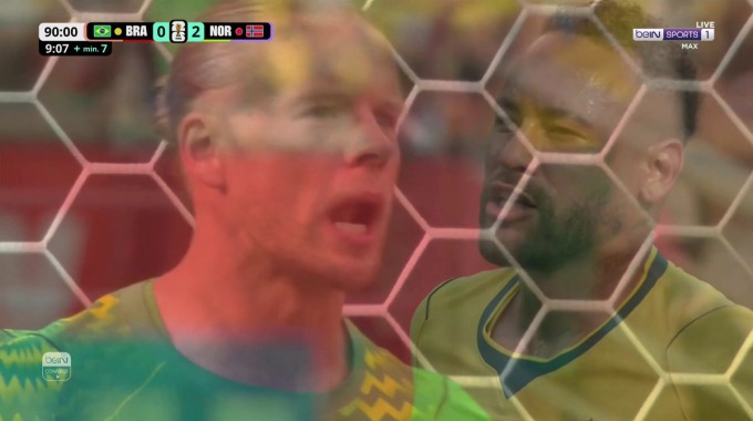 Penalty Neymar For Team Brazil Against Norway minute 90