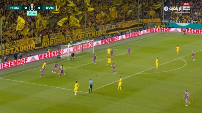 Goal Fábio Silva For Team Dortmund Against HEBC minute 59
