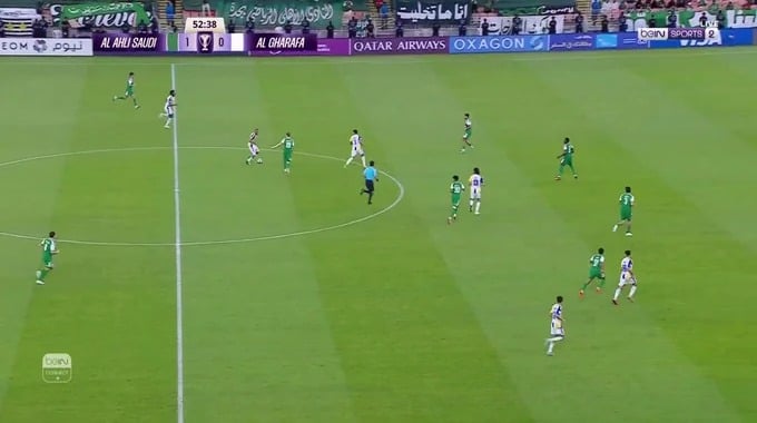 Goal Florinel Coman For Team Al-Gharafa Against Al-Ahli minute 53