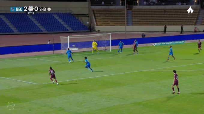 Goal Yannick Carrasco For Team Al Shabab Against NEOM SC minute 78